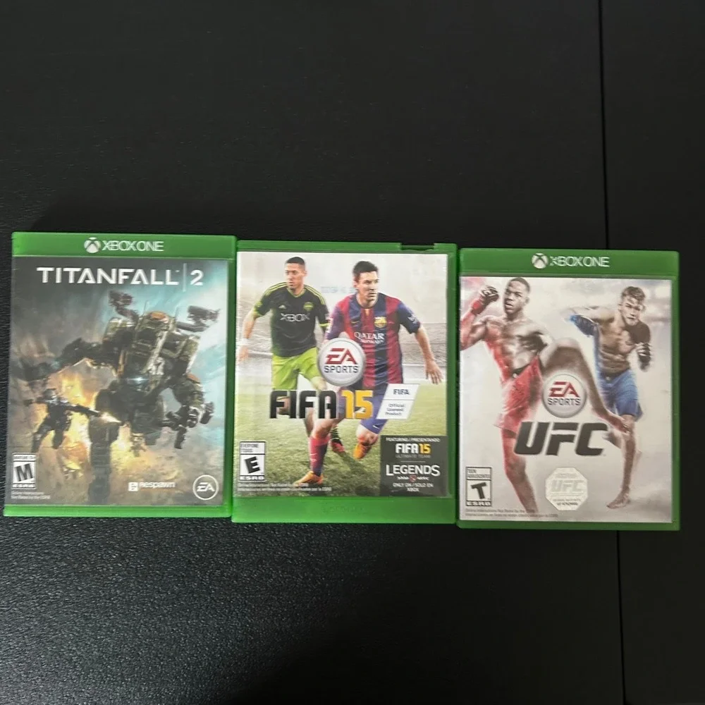 Xbox One Video Games Bundle Lot (7 Games) Red Dead Redemption II Titanfall 2 COD